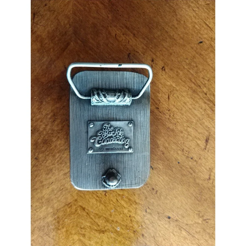 Vtg 1981 P-38 Lockheed Lightning WW2 Fight Plane The Belt Buckle Connection Belt